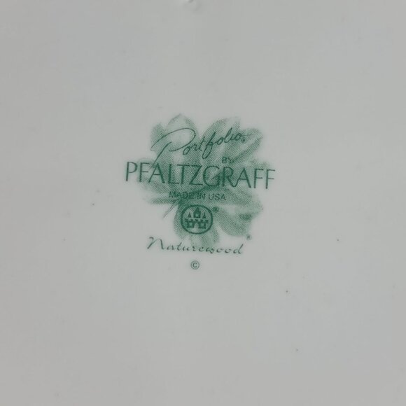 Pfaltzgraff Naturewood Square Divided Trivet Plate Wall Decor Stoneware VTG USA - Picture 5 of 8